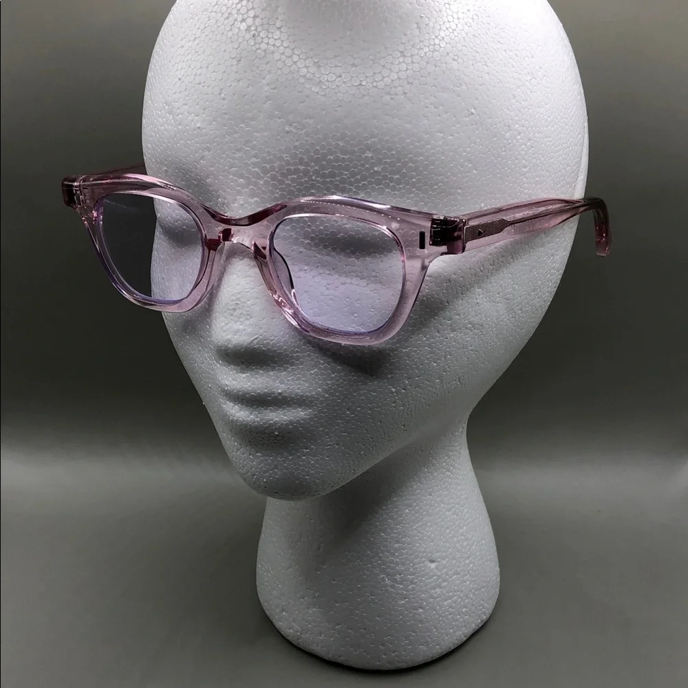 Caddis Wabi Sabi Reading Glasses 2.00 Polished Clear Pink RGB Classic